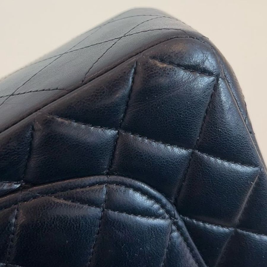 CHANEL Lambskin CF23 羊皮銀扣-9