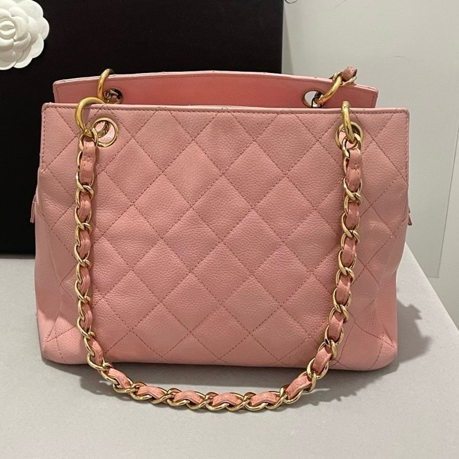 Chanel PPT 櫻花粉紅Tote Bag-1