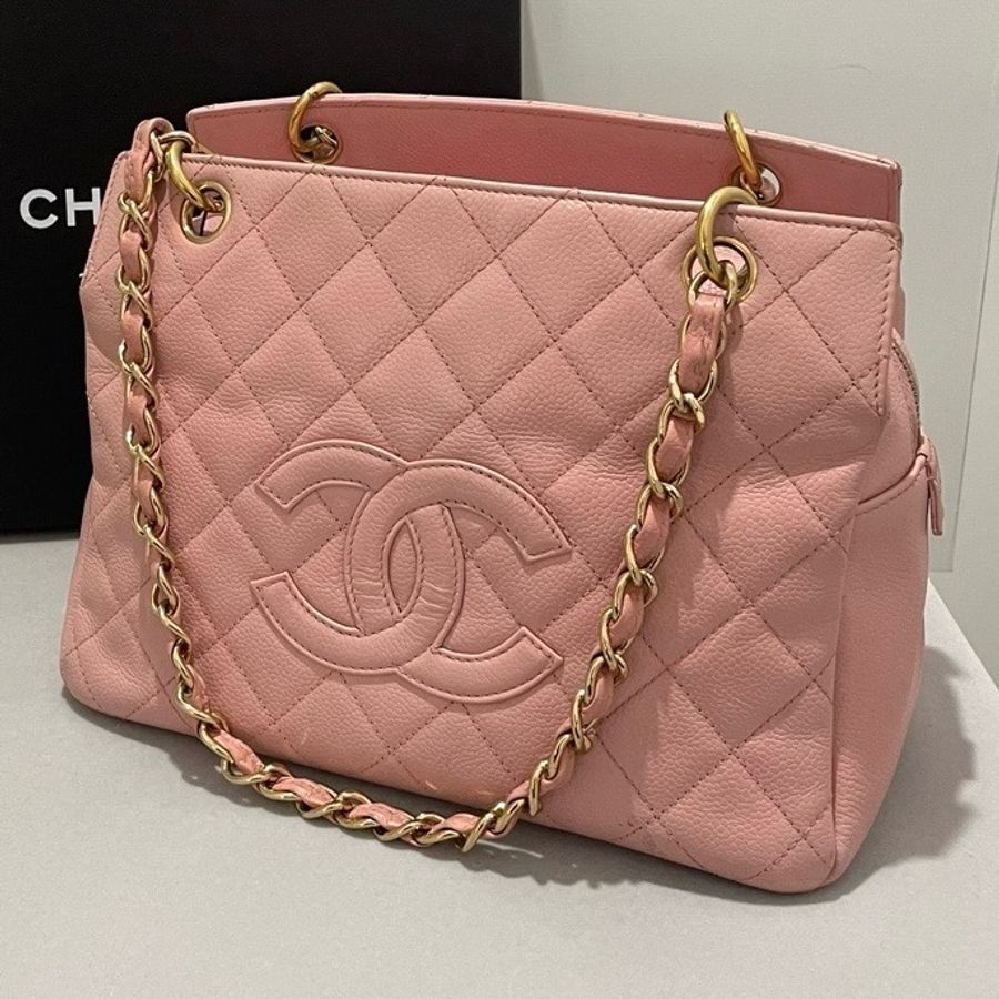 Chanel PPT 櫻花粉紅Tote Bag-3