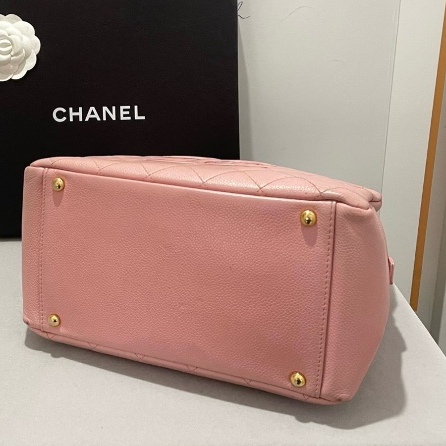 Chanel PPT 櫻花粉紅Tote Bag-4