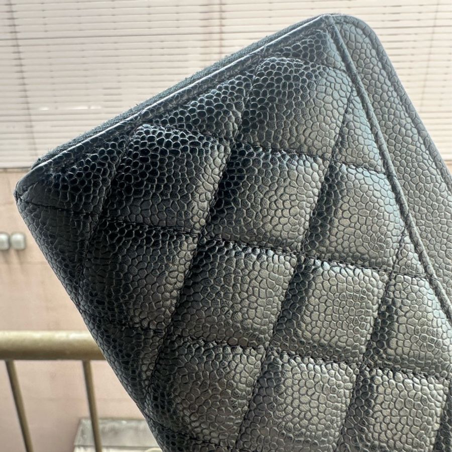 【Chanel】金釦拉鏈長夾-7