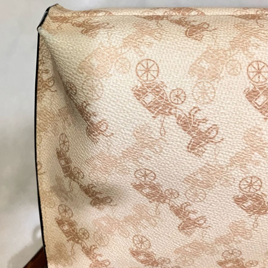 美國官網購入 COACH白馬車印花手拿包-10