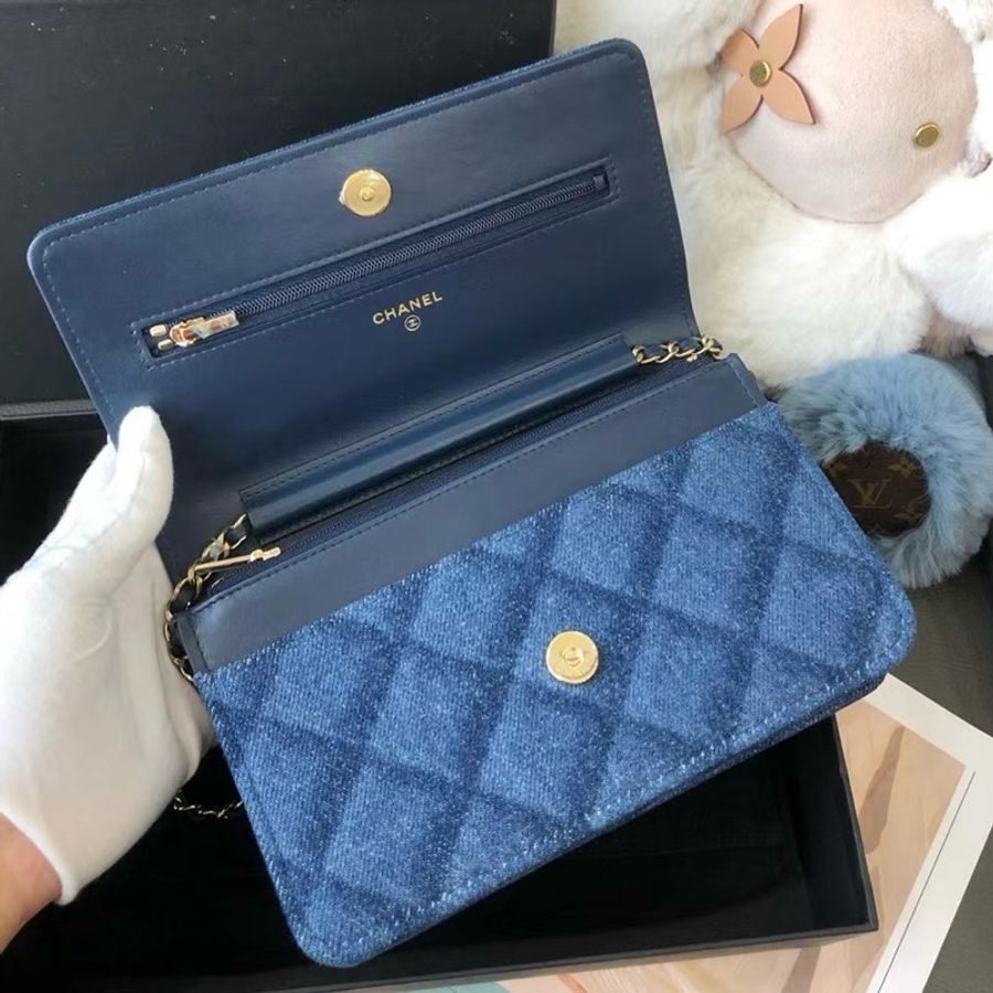 Chanel 牛仔布WOC-6