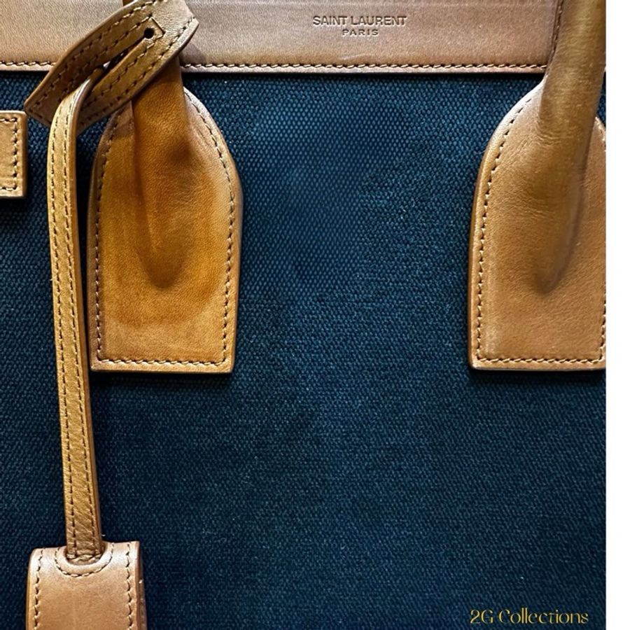 【YSL】 Saint Laurent 經典SAC DE JOUR植鞣皮革手袋-12