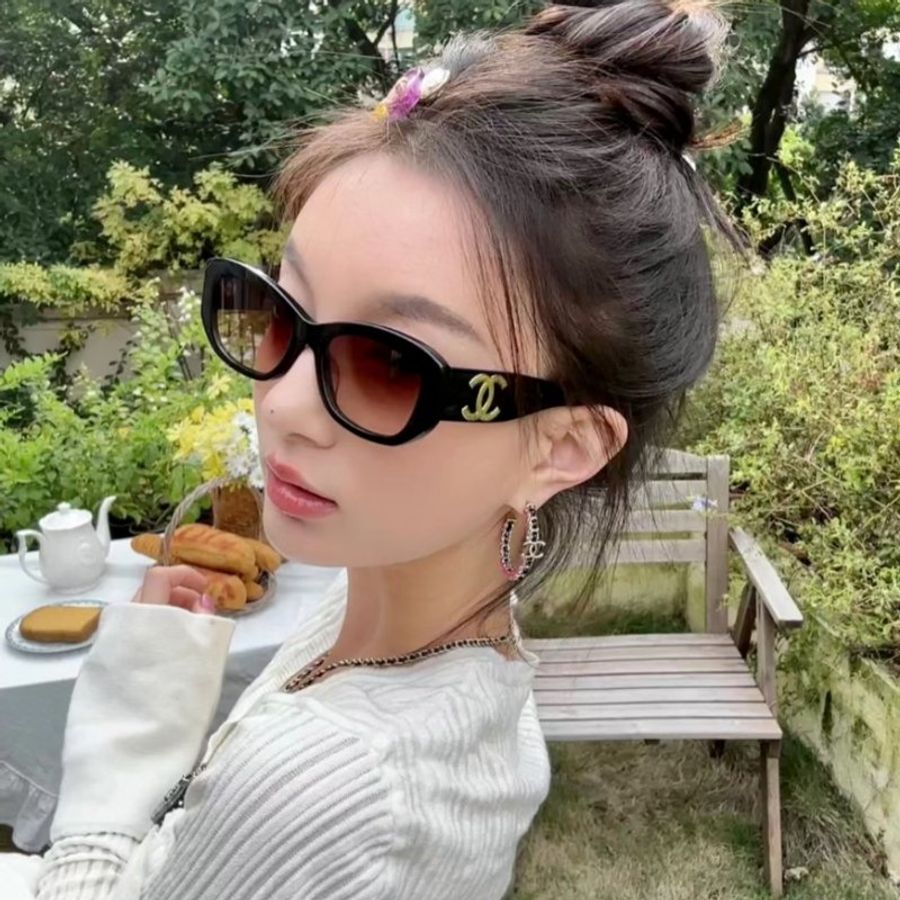 【預購】麗睛眼鏡 Chanel【可刷卡分期】香奈兒 CH5493 太陽眼鏡 小香精品眼鏡 香奈兒熱賣款 Y2K 復古眼鏡-0