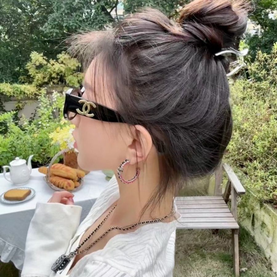 【預購】麗睛眼鏡 Chanel【可刷卡分期】香奈兒 CH5493 太陽眼鏡 小香精品眼鏡 香奈兒熱賣款 Y2K 復古眼鏡-4