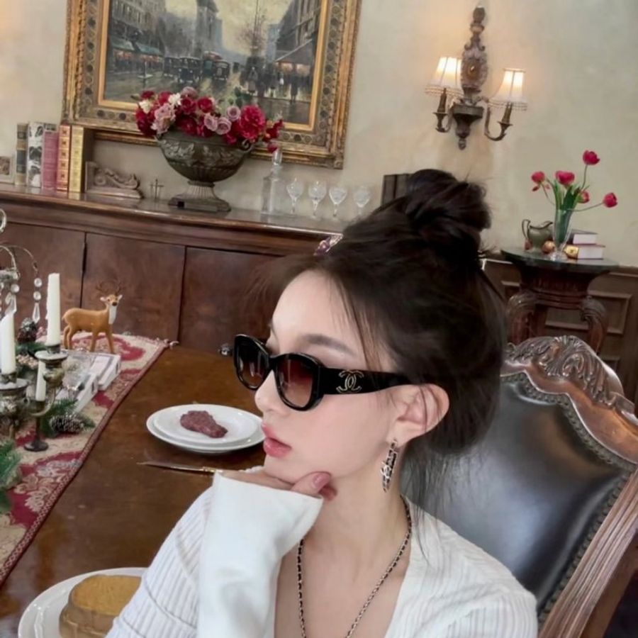 【預購】麗睛眼鏡 Chanel【可刷卡分期】香奈兒 CH5493 太陽眼鏡 小香精品眼鏡 香奈兒熱賣款 Y2K 復古眼鏡-5