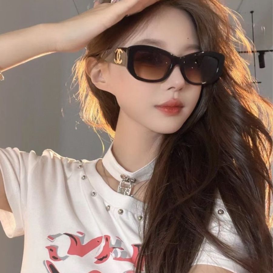 【預購】麗睛眼鏡 Chanel【可刷卡分期】香奈兒 CH5493 太陽眼鏡 小香精品眼鏡 香奈兒熱賣款 Y2K 復古眼鏡-11