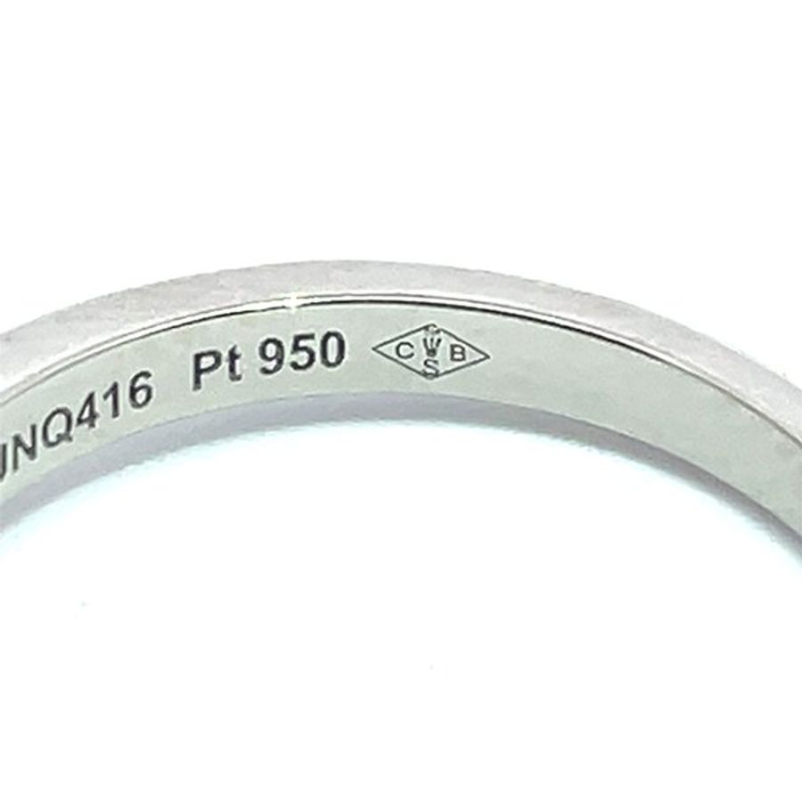 CARTIER 0.32CT GIA PT950鑽戒 47號-3