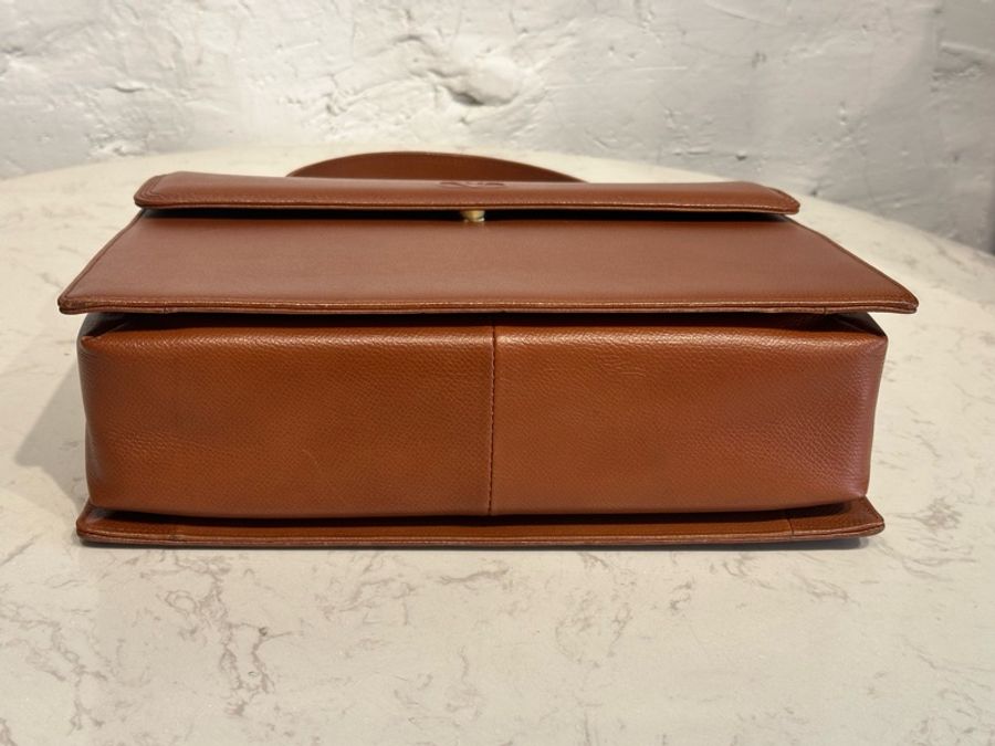 Valentino Vintage 焦糖色手提包-3