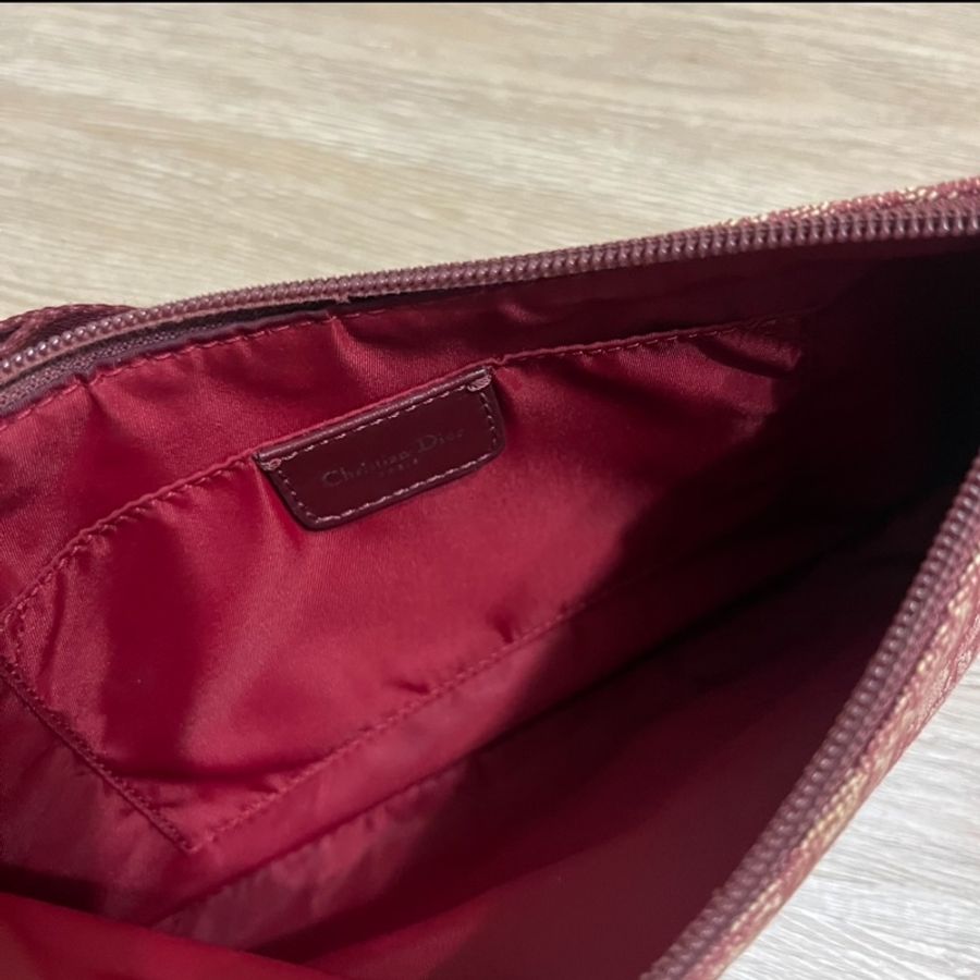 瑞奇二手精品 Dior oblique 滿版 老花 晚宴包 附鍊 鍊包-3