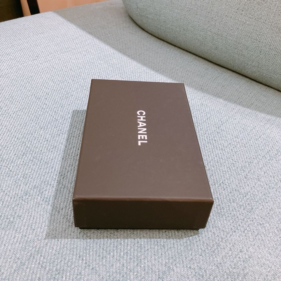 Chanel Flap Card Holder 香奈兒珊瑚粉紅羊皮卡包-24