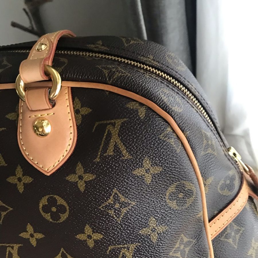 Louis Vuitton字紋老花經典金牌 👜LV保齡球包/媽媽包/小資包/過夜包/側背 肩背 手提👜正品👜極新🆕況好-14