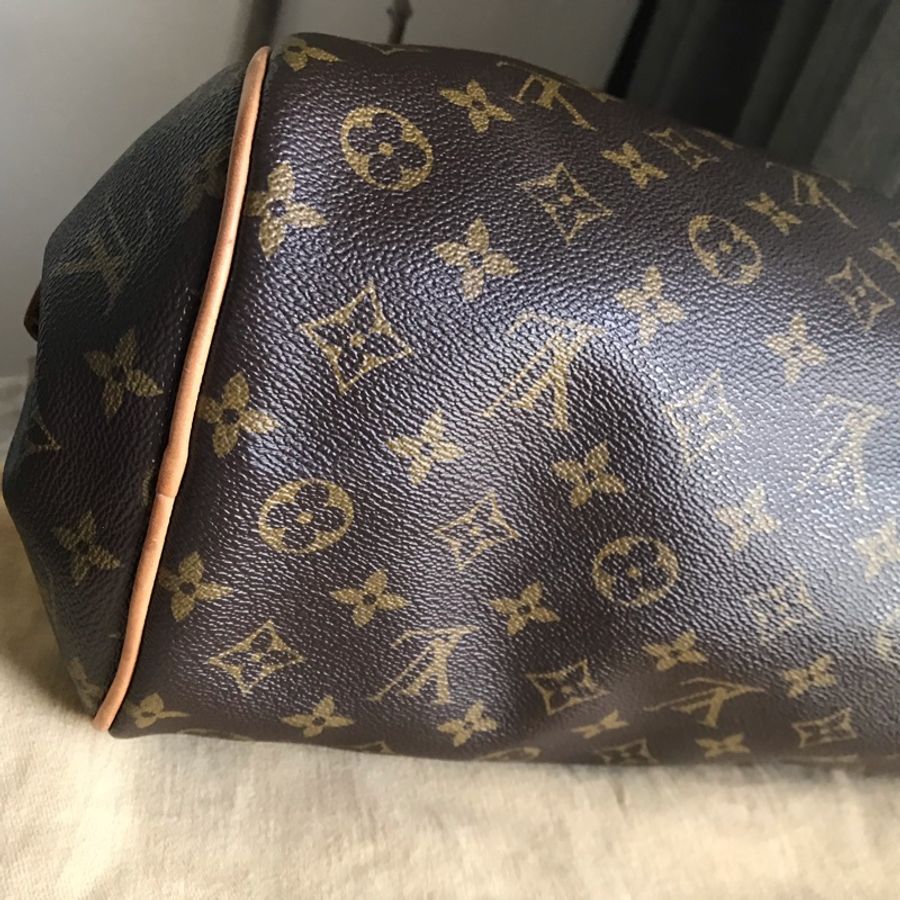 Louis Vuitton字紋老花經典金牌 👜LV保齡球包/媽媽包/小資包/過夜包/側背 肩背 手提👜正品👜極新🆕況好-19