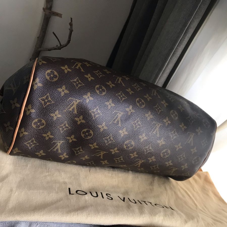 Louis Vuitton字紋老花經典金牌 👜LV保齡球包/媽媽包/小資包/過夜包/側背 肩背 手提👜正品👜極新🆕況好-20