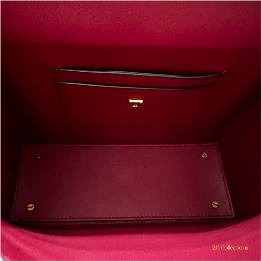 Trifolio 小牛皮箱包 石榴紅-9