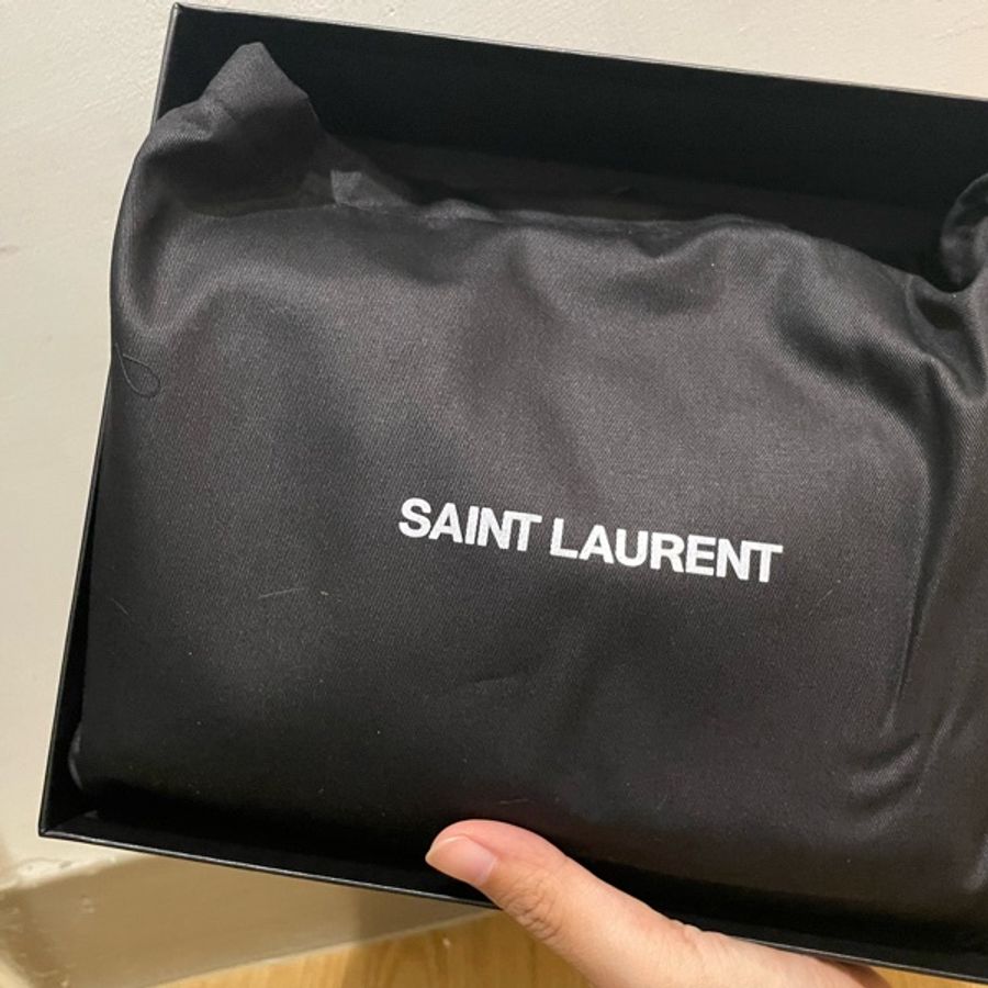 ［現貨］YSL toy puffer 黑金 專櫃全新正品 三色金屬Cassandre-8