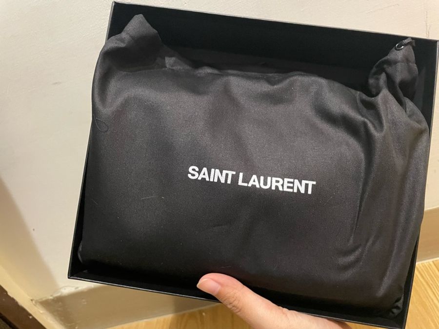［現貨］YSL toy puffer 黑金 專櫃全新正品 三色金屬Cassandre-12