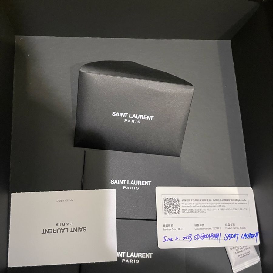 ［現貨］YSL toy puffer 黑金 專櫃全新正品 三色金屬Cassandre-13