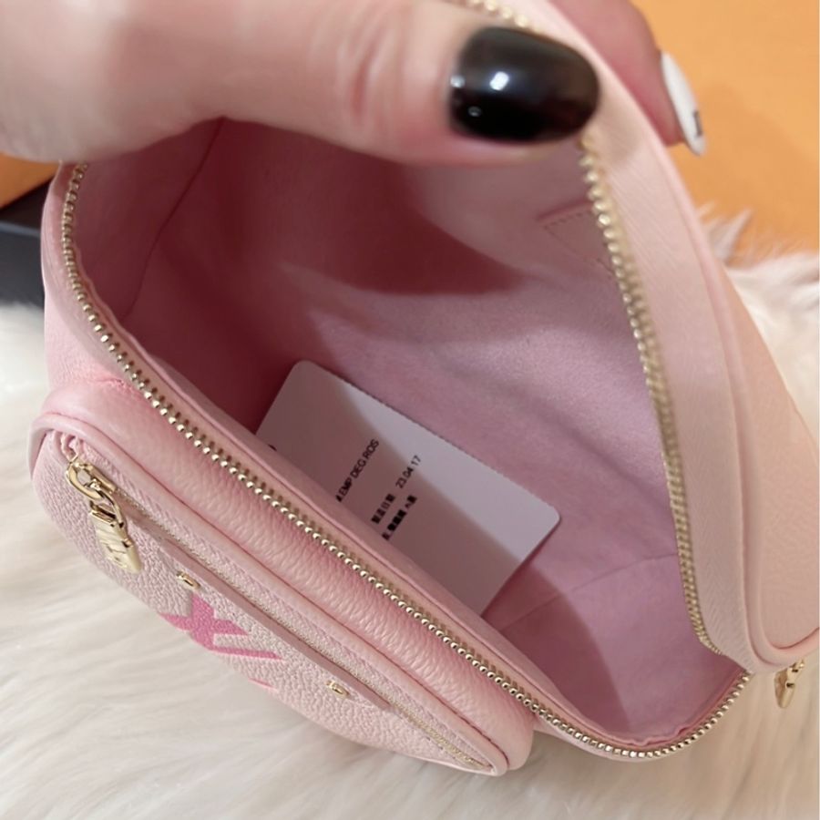 Louis Vuitton Mini Bumbag （限定款粉色）肩背/斜背/腰包(M82335-2