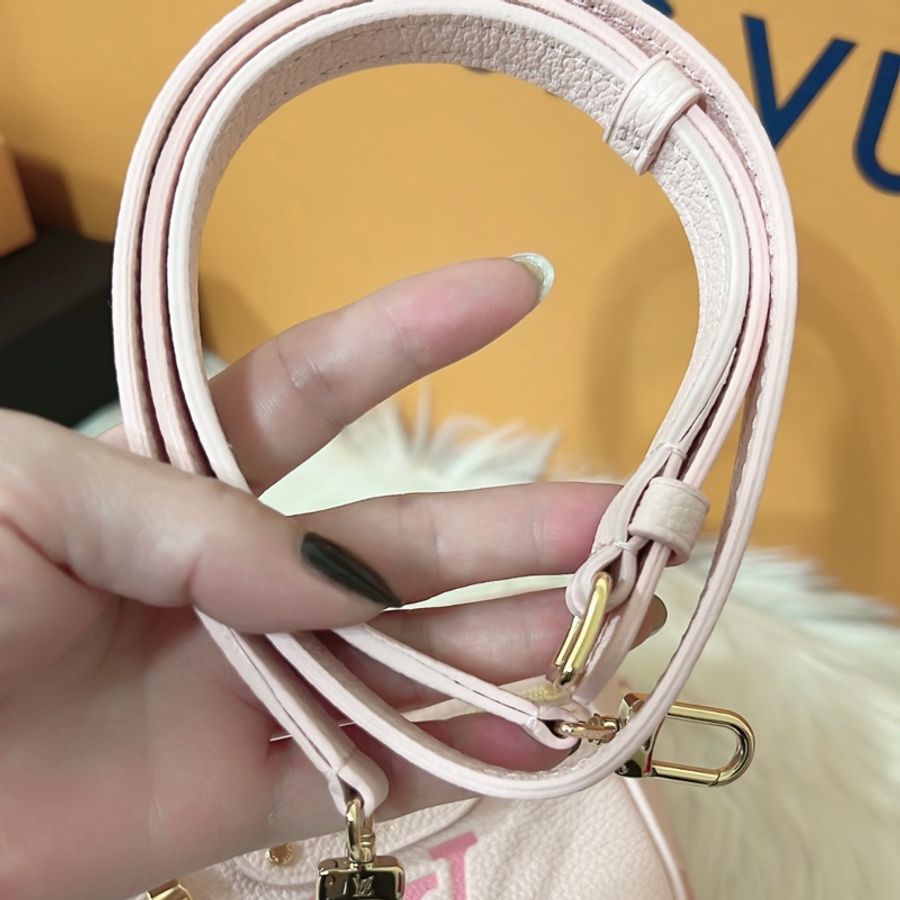 Louis Vuitton Mini Bumbag （限定款粉色）肩背/斜背/腰包(M82335-11