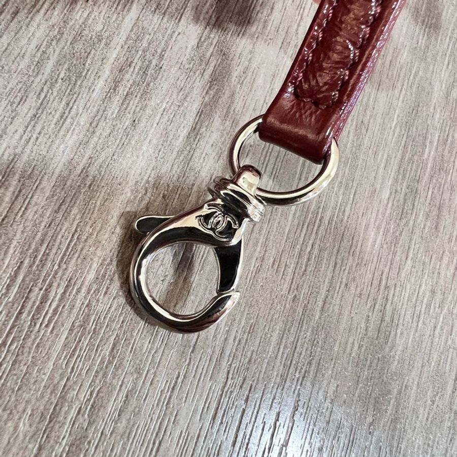 Chanel AS0865 酒紅色 Hobo 流浪包 小號 Gabrielle20 斜背包-14