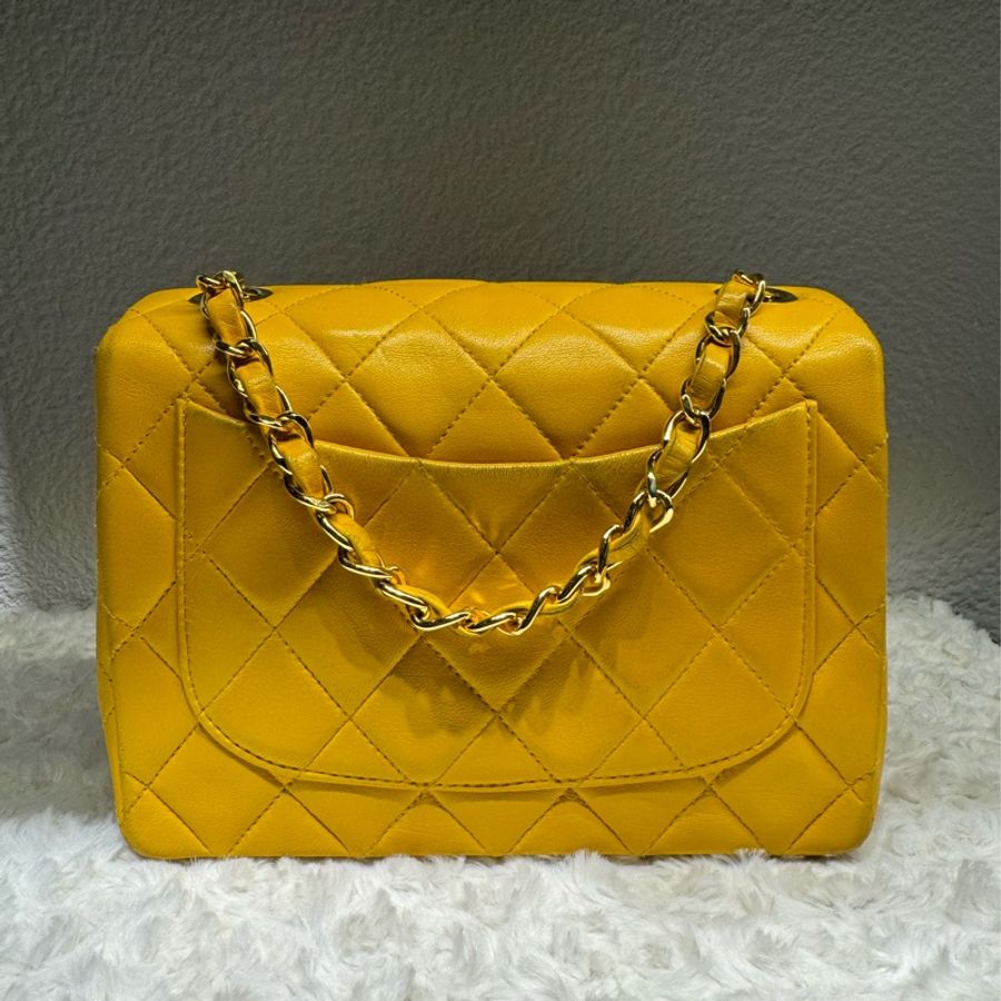 Chanel CF 17cm 黃-1
