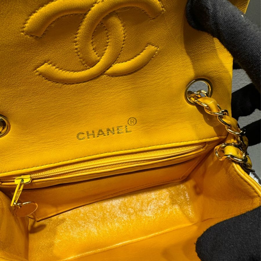 Chanel CF 17cm 黃-4