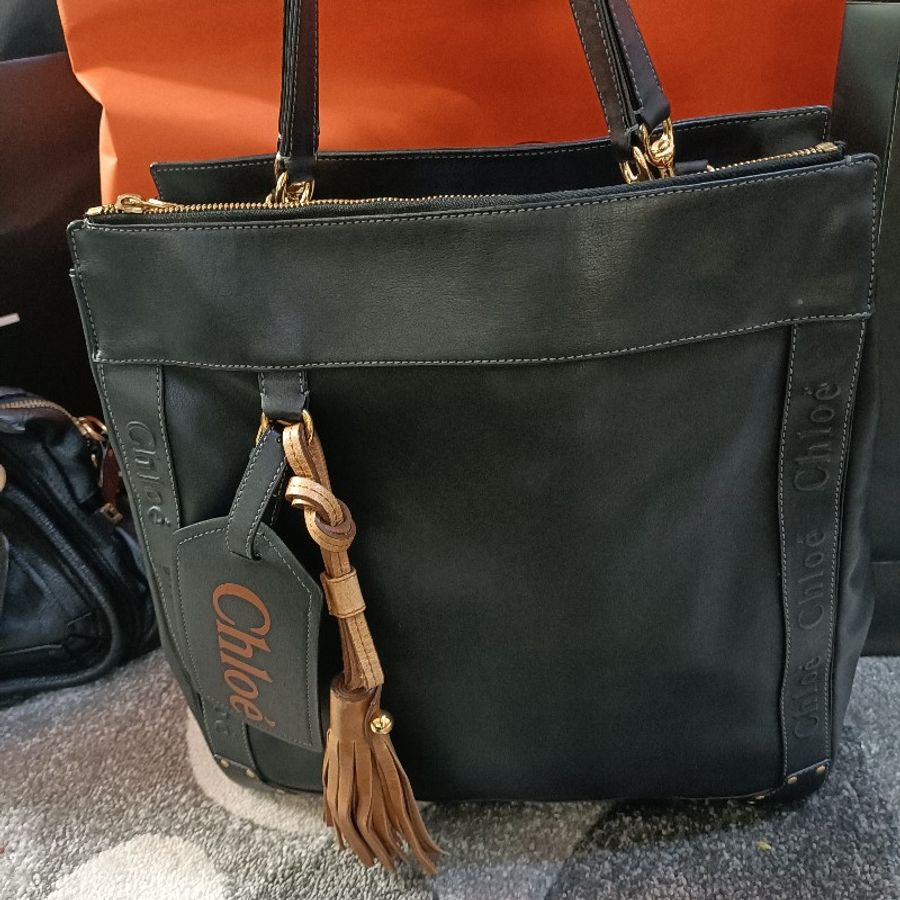Chloe 黑色手提包-0