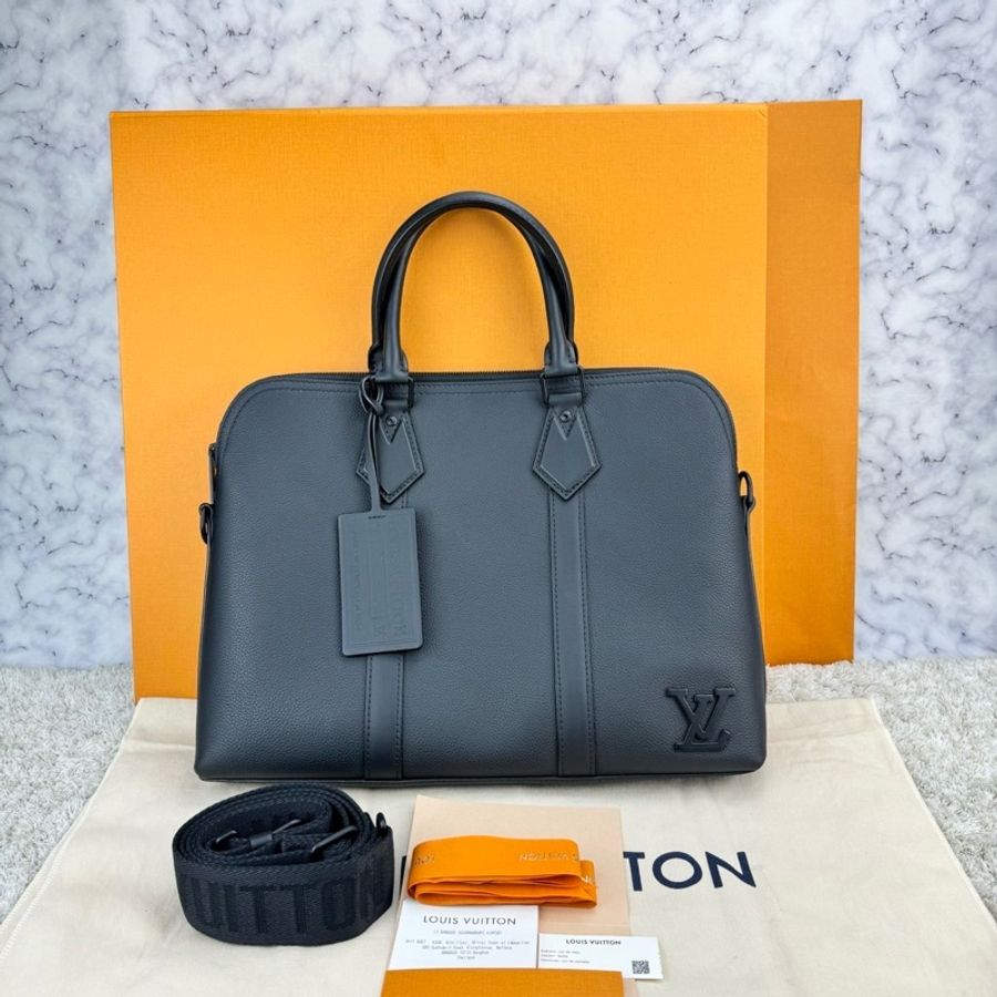 LV M59159 Takeoff 公事包 電腦包 黑色 ⭕️晶片款⭕️櫃上售價$112000元⭕️-0