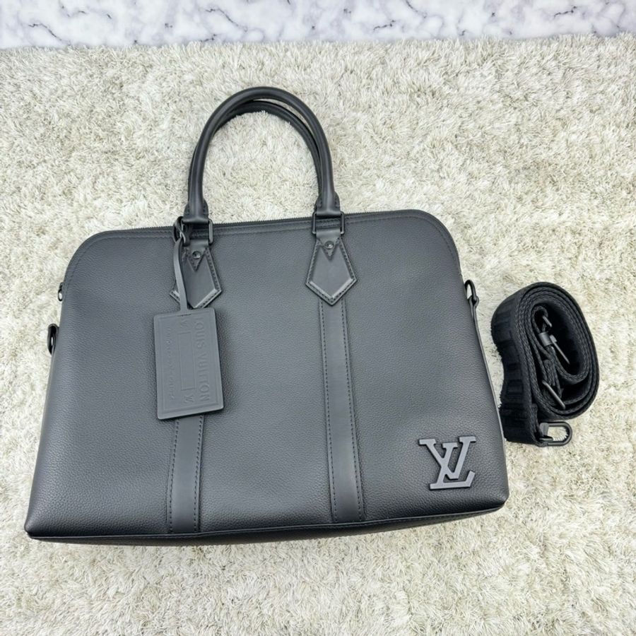 LV M59159 Takeoff 公事包 電腦包 黑色 ⭕️晶片款⭕️櫃上售價$112000元⭕️-5