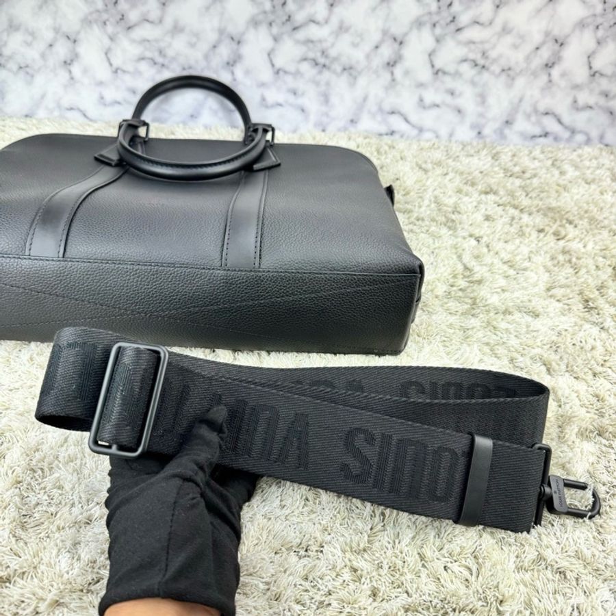 LV M59159 Takeoff 公事包 電腦包 黑色 ⭕️晶片款⭕️櫃上售價$112000元⭕️-26