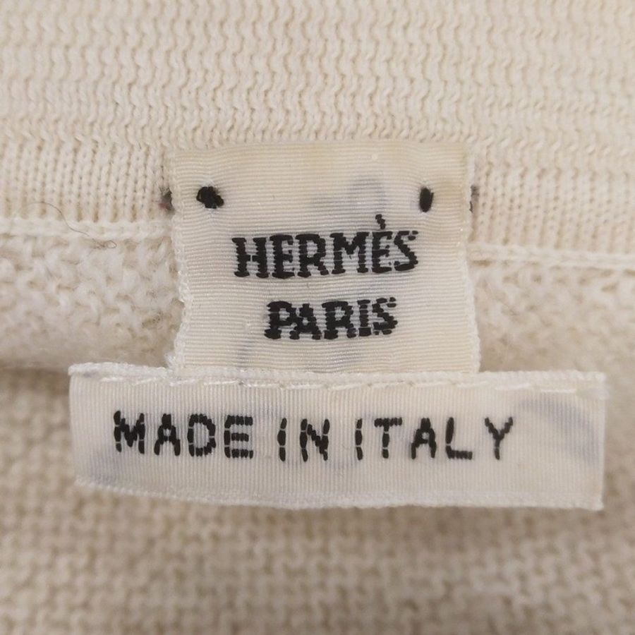 Hermes 羊駝毛純色圓領針織衫36碼-8
