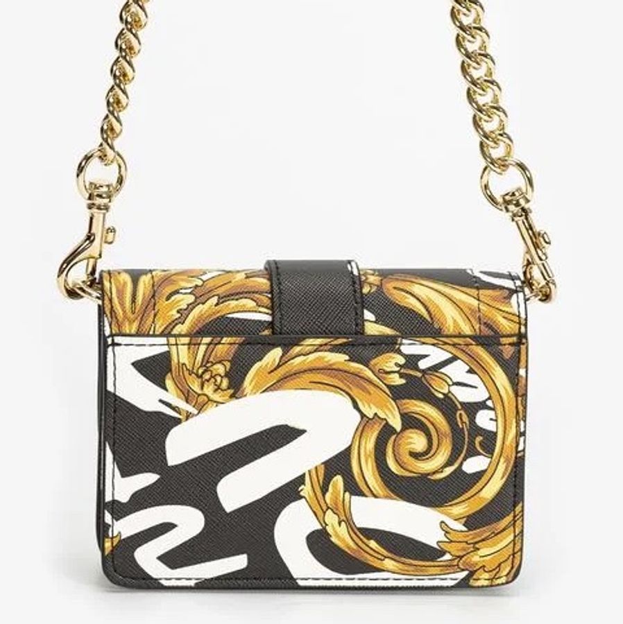 Versace Jeans Couture 巴洛克印花迷你斜背包/迷你包 /小廢包(看圖看內文)-1