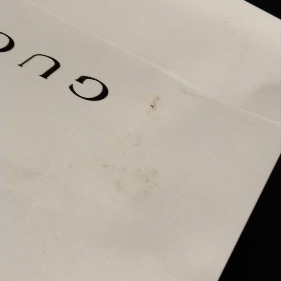 全新未使用有紙盒有紙袋-GUCCI圍巾款式5446194G2009764山羊絨 灰色(免運)-1