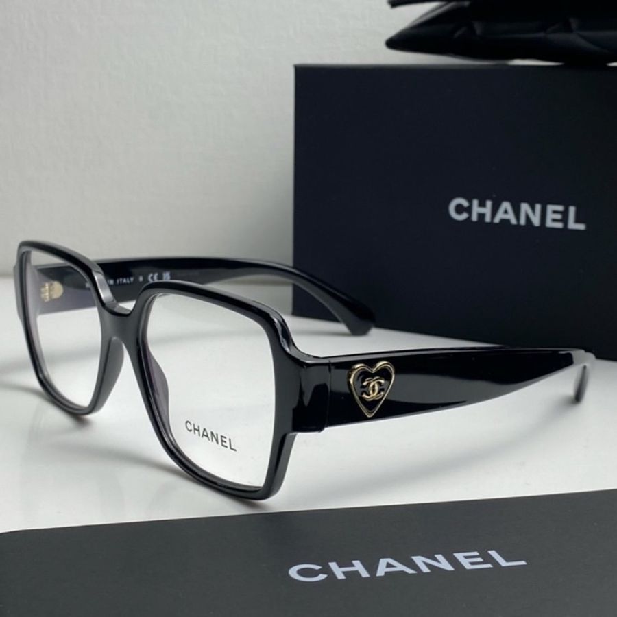 Chanel ch3438 權志龍同款愛心方框平光眼鏡 可配度數-3