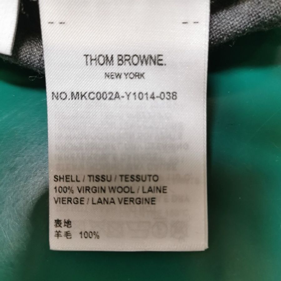 Thom Browne 羊毛單排扣V領針織衫1碼-7