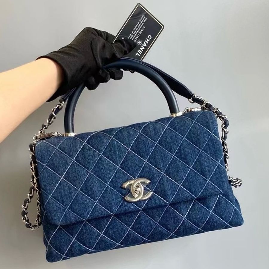 Chanel Cocohandel 牛仔中嘅-0