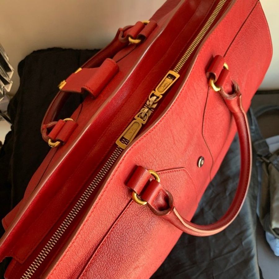 Yves Saint Laurent CHYC LEATHER HANDBAG-12