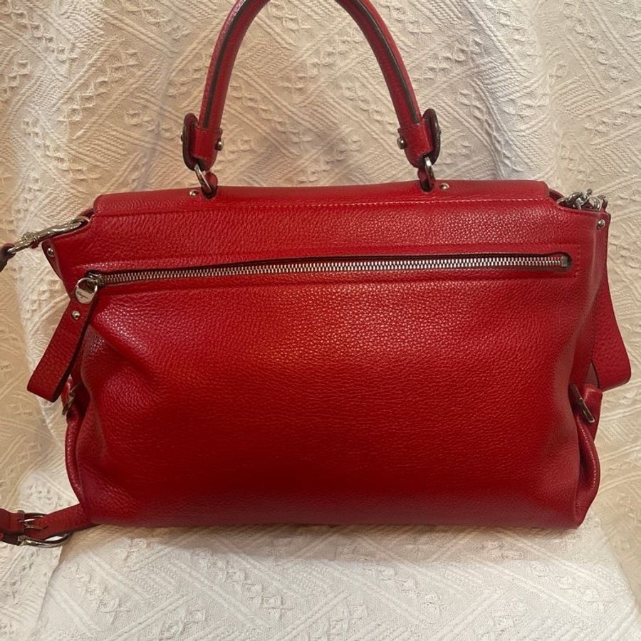 Salvatore Ferragamo SOFIA LEATHER SATCHEL-1