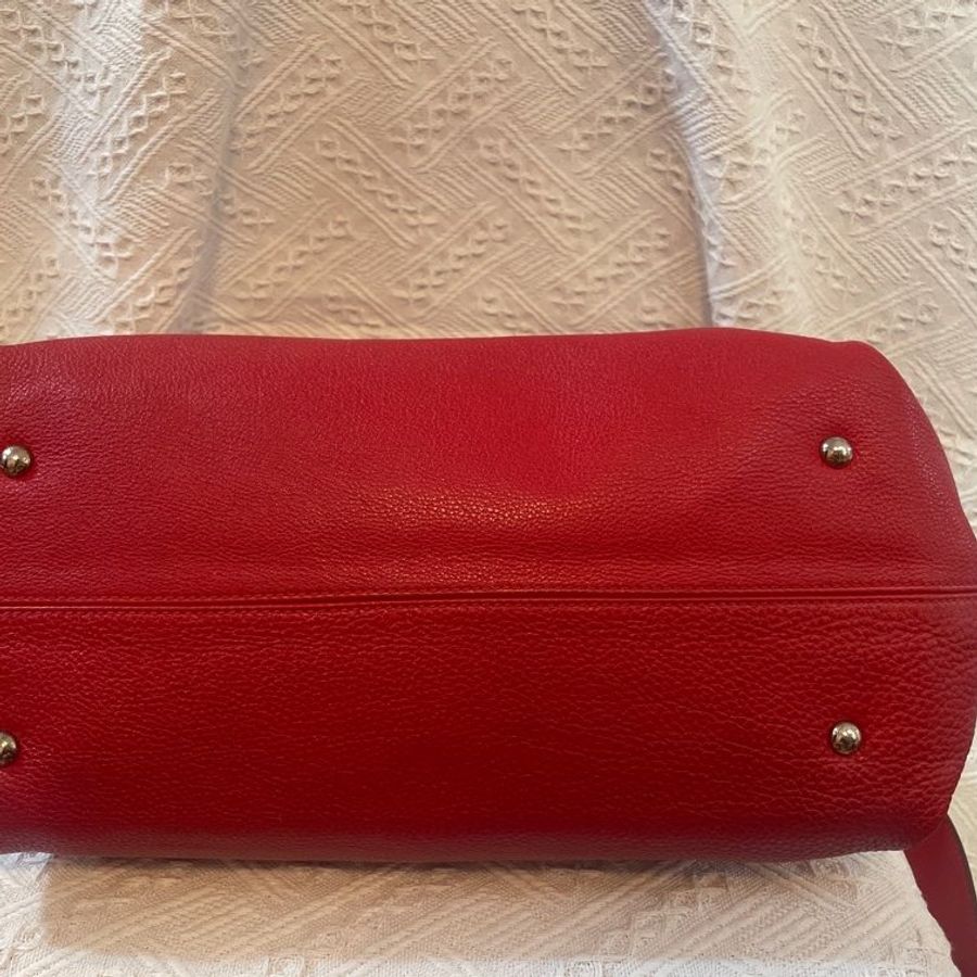 Salvatore Ferragamo SOFIA LEATHER SATCHEL-4