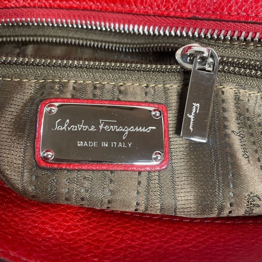 Salvatore Ferragamo SOFIA LEATHER SATCHEL-15