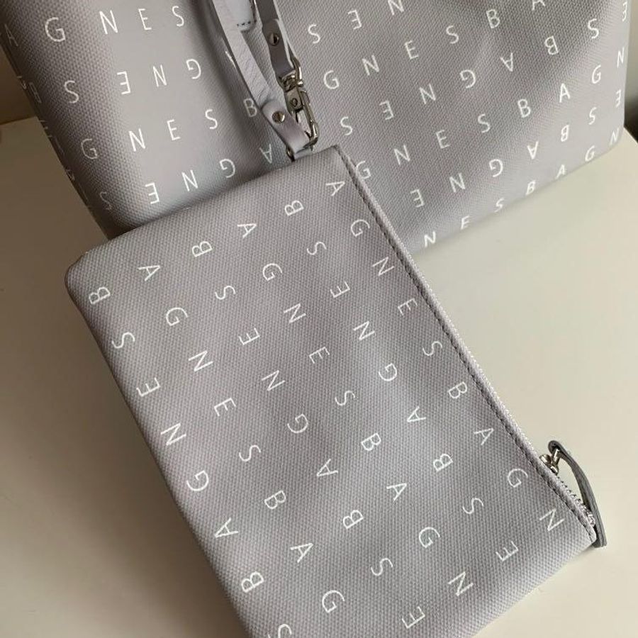Agnès B. CLOTH HANDBAG-5