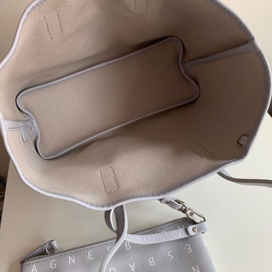 Agnès B. CLOTH HANDBAG-7