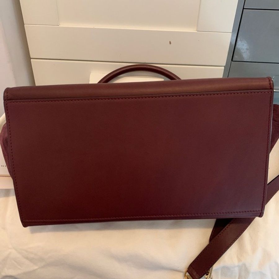Celine TRAPÈZE LEATHER CROSSBODY BAG-3