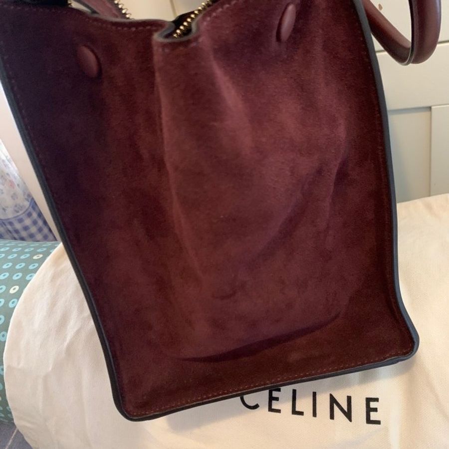 Celine TRAPÈZE LEATHER CROSSBODY BAG-10