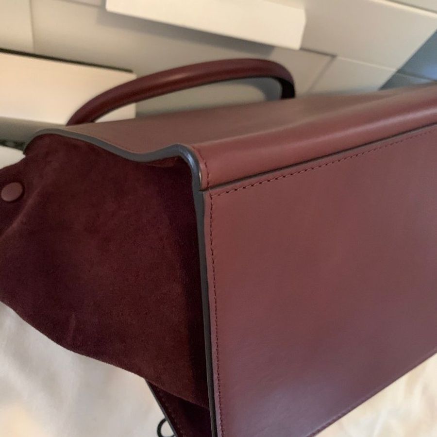 Celine TRAPÈZE LEATHER CROSSBODY BAG-13