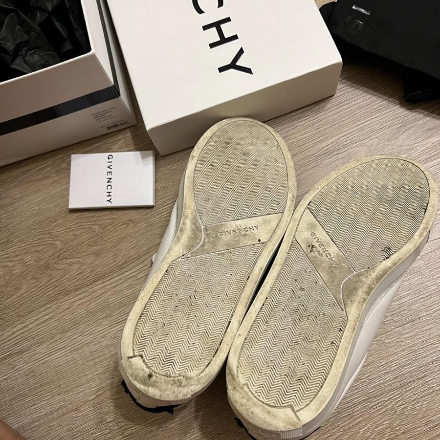 瑞奇二手精品 Givenchy 小白鞋 41  全配-5