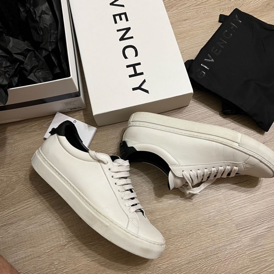 瑞奇二手精品 Givenchy 小白鞋 41  全配-6