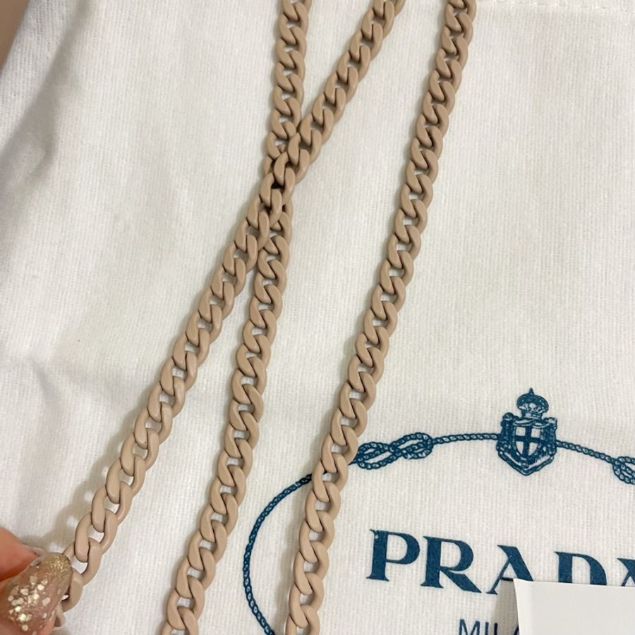 正品 Prada 經典浮雕LOGO迷你兩用相機包-13